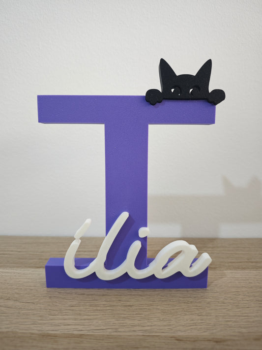 LETRA INICIAL PERSONALIZADA CON NOMBRE